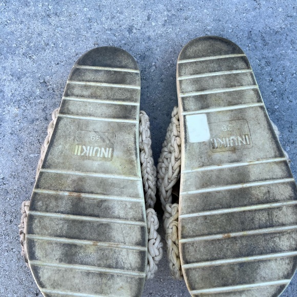 INUIKII woven sandals in Stone White - Picture 4 of 6